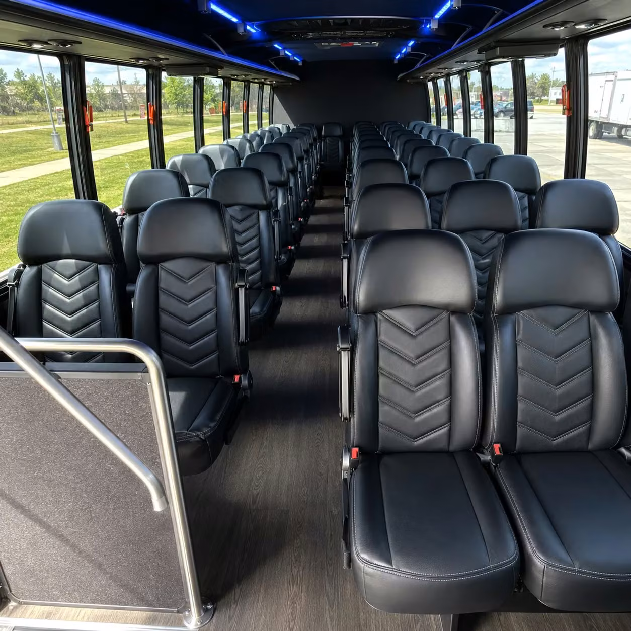 30 passenger minibus interior