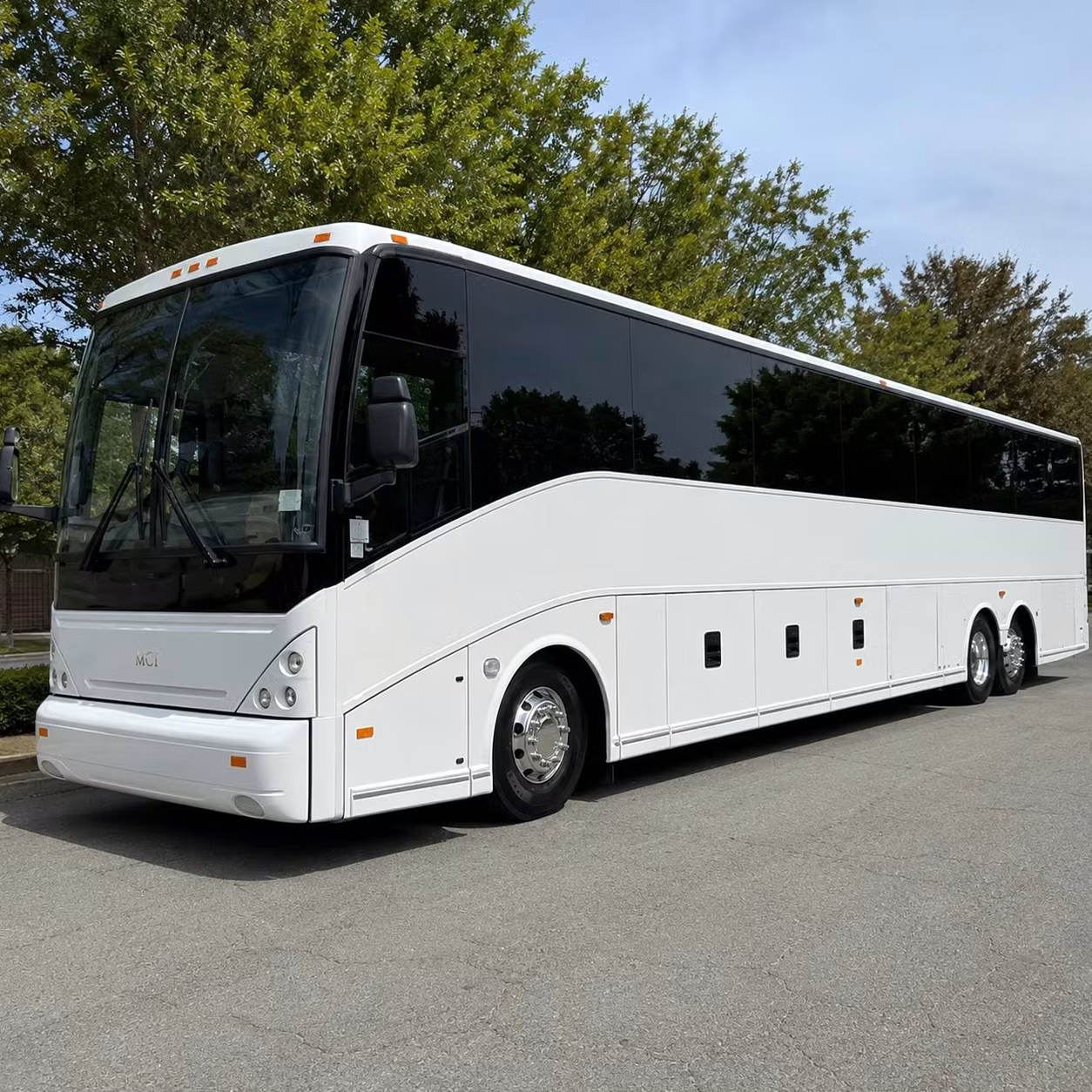 tyler 56 passenger charter bus rental